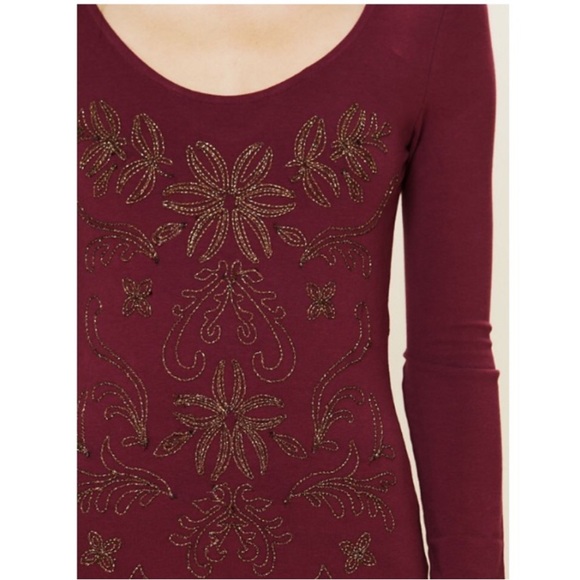Free People Lady in Waiting Embroidered Bodycon Dress - Picture 3 of 9